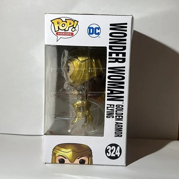 Wonder Woman golden armour flying funko pop​ - Picture 2 of 6